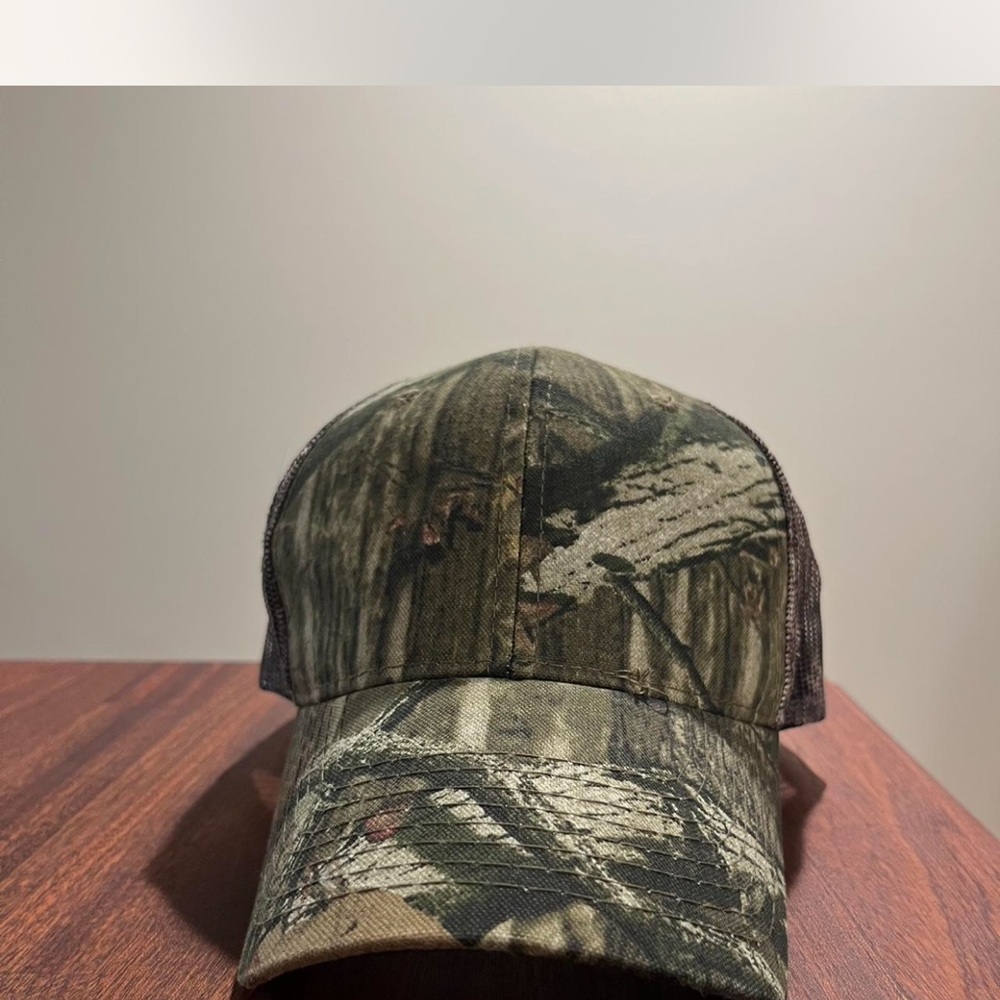 Camo Green and Brown Hunting Hat